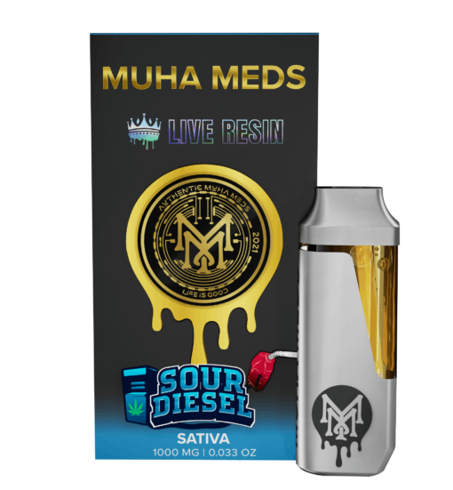 Muha Meds Sour Diesel Live Resin Disposable